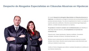 Despacho de Abogados Especialistas en Cláusulas Abusivas en Hipotecas